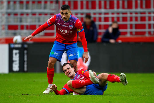 Helsingborgs Cole Alexander och Adam Hellborg