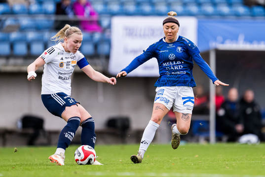 Sundsvalls Amanda Hagelberg och Trelleborgs Linnea Prambrant