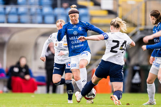 Trelleborgs Linnea Prambrant och Sundsvalls Amanda Hagelberg