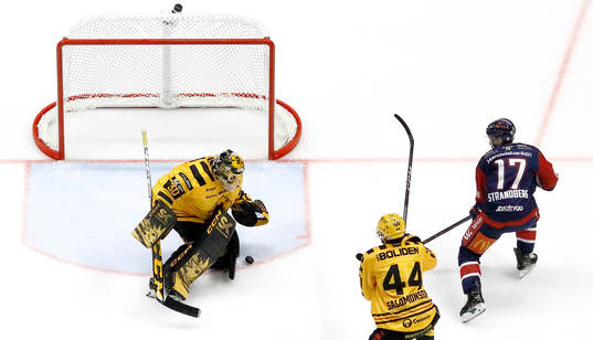 Mål 2-0 av Linköpings Sebastian Strandberg förbi