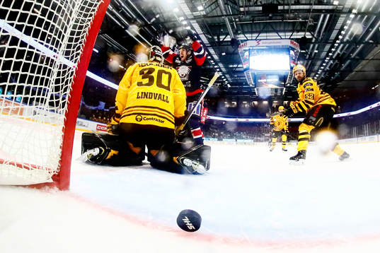 Linköpings Patrick Russell jublar