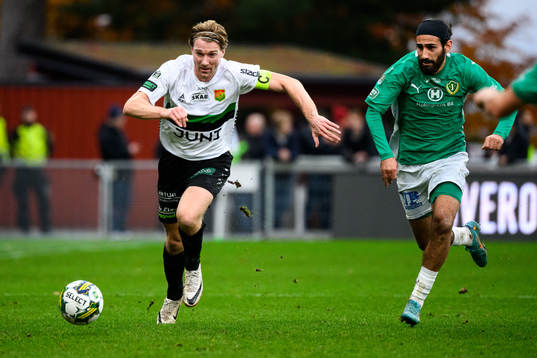 GAISs August Wängberg och Jönköpings Södras Hady Saleh