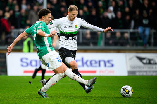 Jönköpings Södras Malkolm Moenza och GAISs Gustav