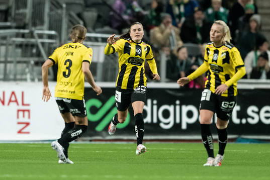 Häckens Hanna Wijk jublar