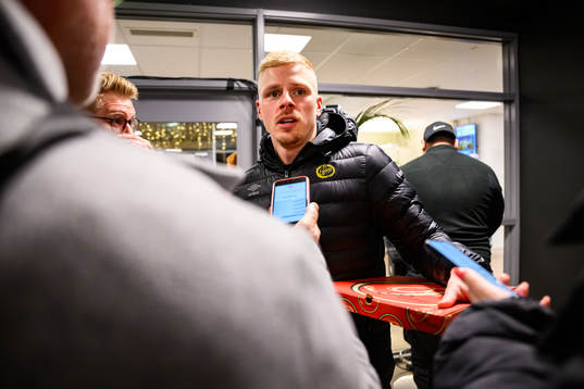 Elfsborgs Per Frick intervjuas