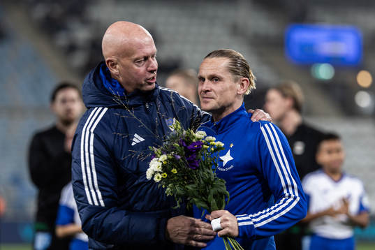 IFK Norrköpings sportchef Tony Martinsson och Ari Freyr