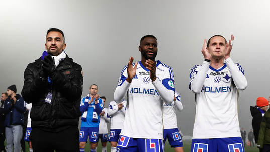 IFK Norrköpings Christopher Telo, Maic Sema och Ari Freyr