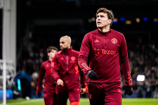 Victor Nilsson Lindelöf of Manchester United before the UEFA Champions League football match between FC Copenhagen and Manchester United