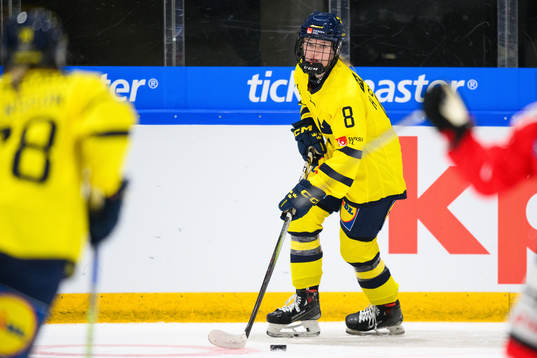 Hilda Svensson of Sweden uring the international friendly