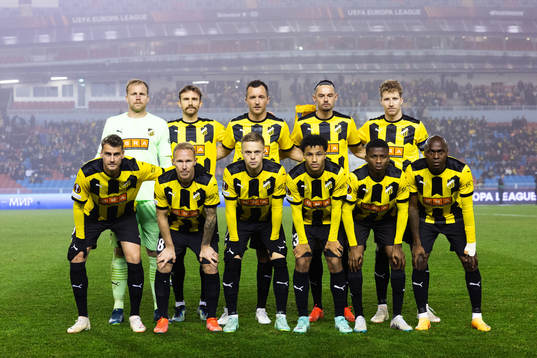The starting eleven of BK Häcken