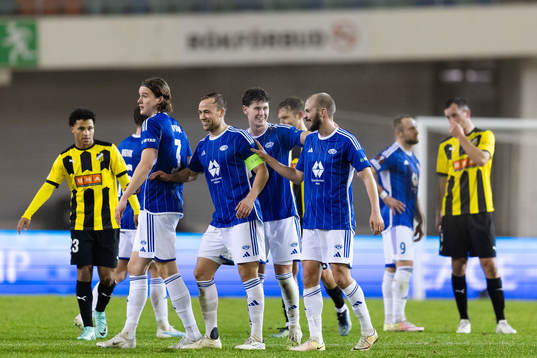 Players of Molde celebrates