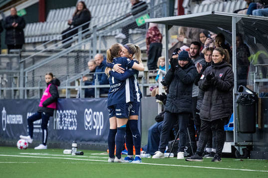 FC Rosengårds Fiona Brown och Olivia Schough