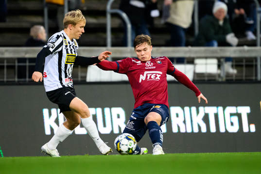 Landskronas Edvin Dahlqvist och Örgrytes Linus Tagesson