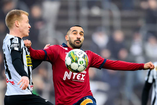 Landskronas David Edvardsson och Örgrytes Sargon Abraham