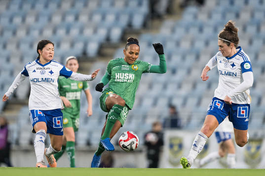 IFK Norrköpings Viktoria Veber och Hammarbys Madelen Janogy