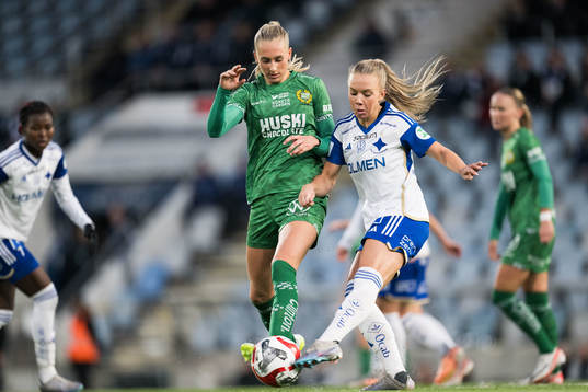 Hammarbys Ellen Wangerheim och IFK Norrköpings Freja