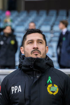 Hammarbys tränare Pablo Pinones-Arce