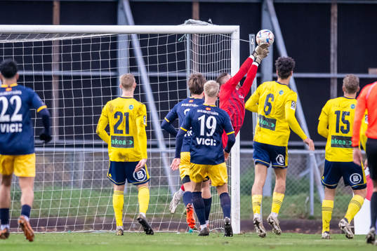 Ängelholms målvakt Robin Streifert