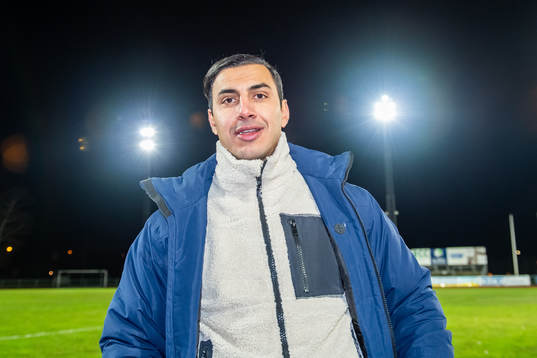 Torns IFs tränare Ali Jasim jublar