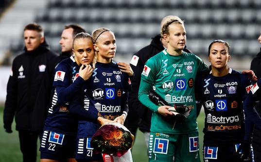 Linköpings Alva Selerud, Stina Lennartsson, målvakt Cajsa