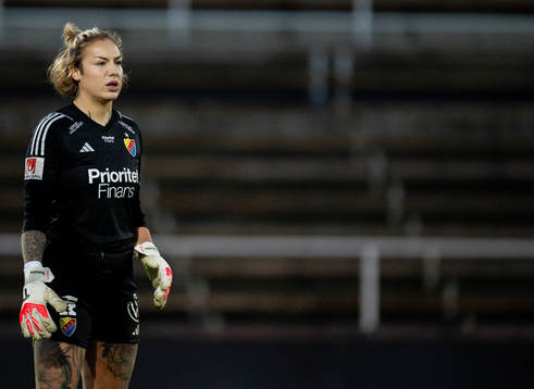 Djurgårdens målvakt Katelin Talbert 