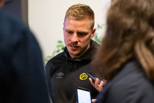 Elfsborgs Per Frick intervjuas