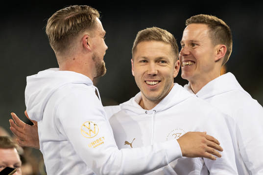 Malmö FFs Anton Tinnerholm jublar