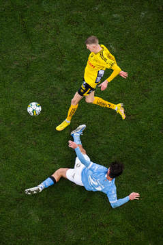 Malmö FFs Stefano Vecchia och Elfsborgs Alexander