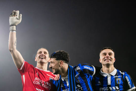 Sirius målvakt David Mitov Nilsson, Wessam Abou Ali och