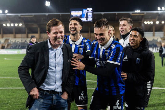 Sirius tränare Christer Mattiasson, Wessam Abou Ali,