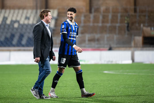 Sirius tränare Christer Mattiasson och Wessam Abou Ali