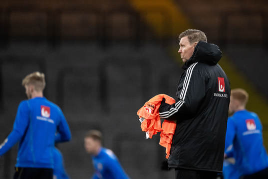 Assistant coach Peter Wettergren of the Swedish national football team