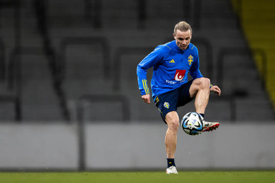 Niklas Hult of the Swedish national football team