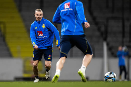 Niklas Hult of the Swedish national football team