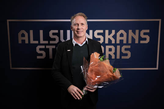 GAIS klubbchef Magnus Sköldmark poserar för porträtt