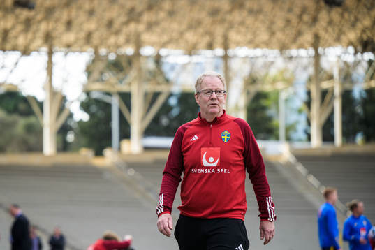Scout Lasse Jacobsson of the Swedish national football team