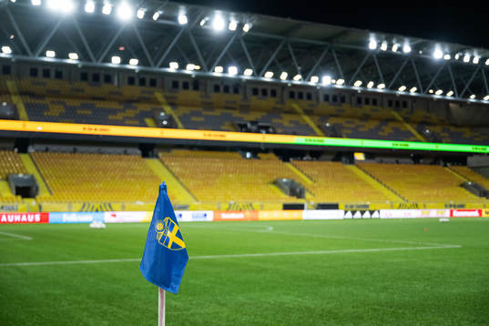 Hörnflagga på Borås Arena