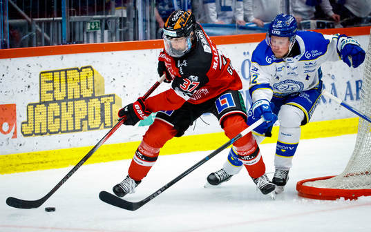 Örebros Glenn Gustafsson och Leksands Kalle Östman