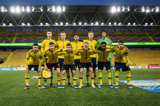 The starting eleven of Sweden