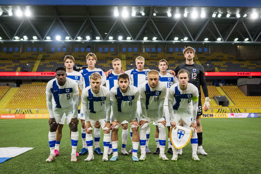The starting eleven of Finland
