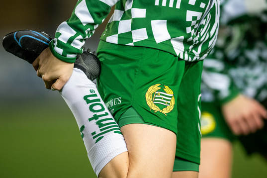 Hammarbys klubbmärke på en byxa