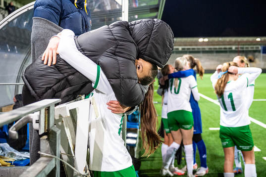 Hammarbys Bella Andersson jublar