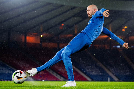 Fredrik Aursnes of the Norwegian national football team