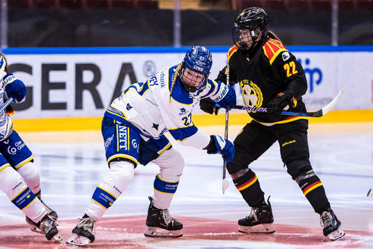 Leksands Shay Maloney och Brynäs Hanna Thuvik