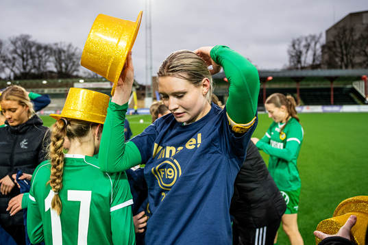 Hammarbys Julia Krantz jublar