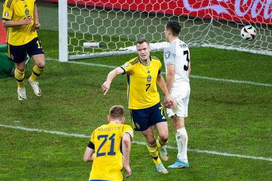 Viktor Claesson of Sweden celebrates