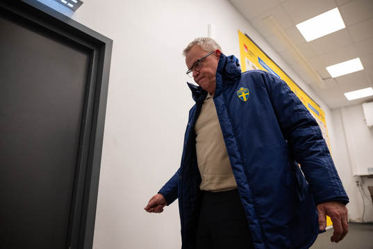 Head coach Janne Andersson of Sweden