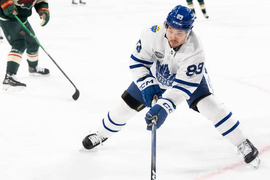 Nicholas Robertson of Toronto Maple Leafs