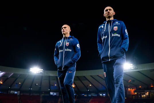 Leo Skiri Østigård and Fredrik Aursnes of Norway