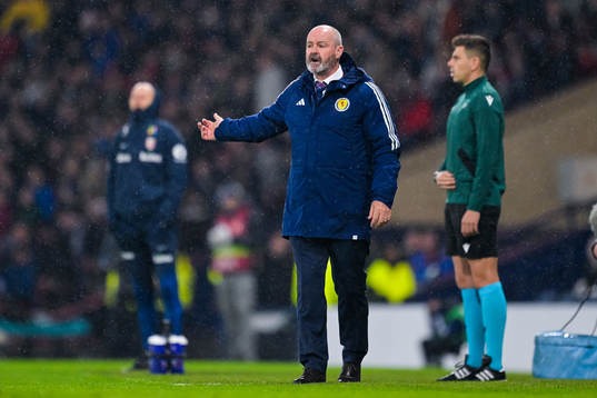 Head coach Steve Clarke of Scotland